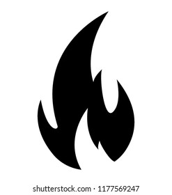 Isolated icon design of fire flame