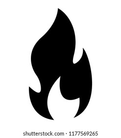 Isolated icon design of fire flame