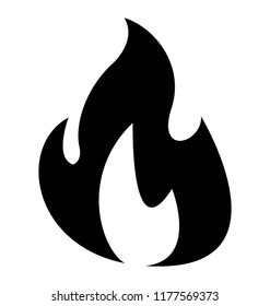 Isolated icon design of fire flame