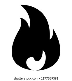 Isolated icon design of fire flame