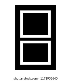 
Isolated icon design of plantation shutter
