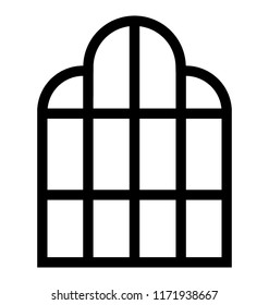 
Isolated icon design of plantation shutter
