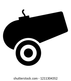 
Isolated icon design of Ramadan cannon
