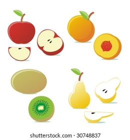 isolated icon fruits