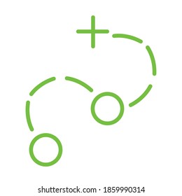 Isolated icon online digital marketing colorful icon in white background- Vector