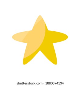 Isolated icon of a star - Vector illustration