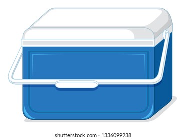 Isolated of igloo cooler illustration