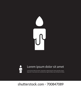 Isolated Illuminate Icon. Shiny Vector Element Can Be Used For Shiny, Illuminate, Candle Design Concept.