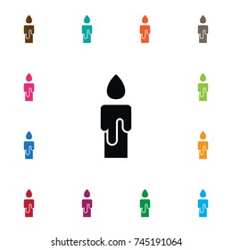 Isolated Illuminate Icon. Shiny Vector Element Can Be Used For Shiny, Illuminate, Candle Design Concept.