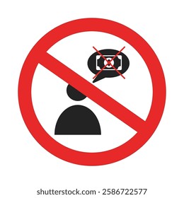 Isolated illustration don't stop thinking about income