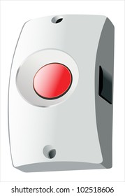 Isolated Illustration Of An Elegant Art Deco Doorbell