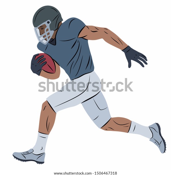 simple football players clipart