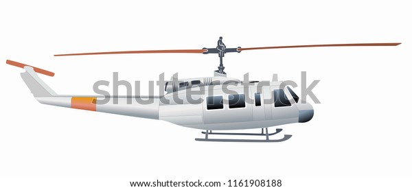 Illustration Isolee D Helicoptere Dessin Colore Arriere Plan Image Vectorielle De Stock Libre De Droits