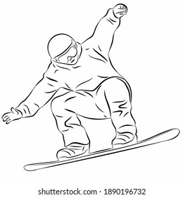 Premium snowboarder picture drawing Stock Vectors - Stockvault.net