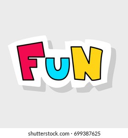 Isolated image for badge, sticker or patch. Vector illustration