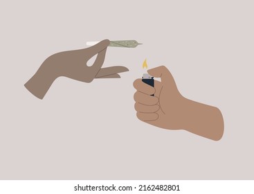 115 Lit marijuana Stock Illustrations, Images & Vectors | Shutterstock