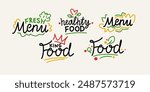 Isolated image on a background. Vector graphics. Healthy food illustration.