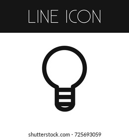 Isolated Imagination Outline. Creativity Vector Element Can Be Used For Creativity, Bulb, Imagination Design Concept.