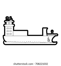 Isolated industrial ship design