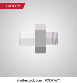 Isolated Industry Flat Icon. Connector Vector Element Can Be Used For Pipe, Connector, Industry Design Concept.