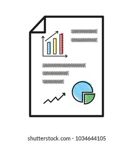 Isolated infographic design