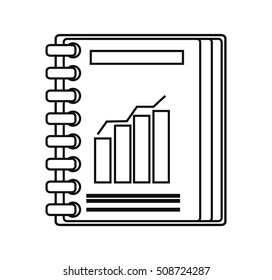 Isolated infographic document design