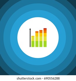 Isolated Infographic Flat Icon. Statistic Vector Element Can Be Used For Infographic, Statistic, Chart Design Concept.