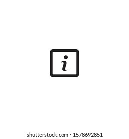 Isolated Information Vector Icon, Pictogram