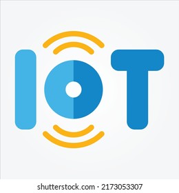 Isolated Internet of Things Icons EPS 10 Free Vector Graphic