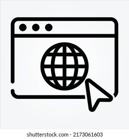 Isolated Internet of Things Line Icons EPS 10 Free Vector Graphic