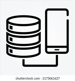 Isolated Internet of Things Line Icons EPS 10 Free Vector Graphic
