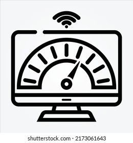 Isolated Internet of Things Line Icons EPS 10 Free Vector Graphic