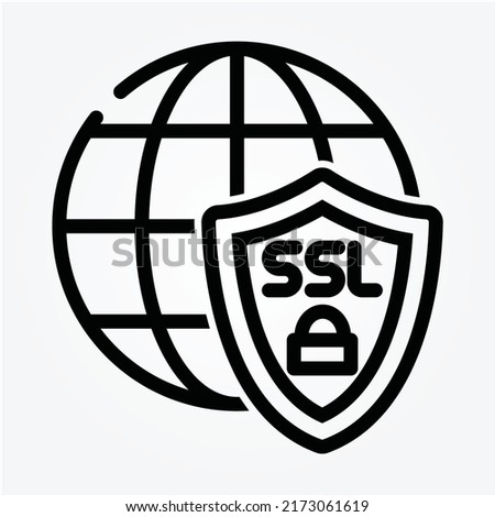 Isolated Internet of Things Line Icons EPS 10 Free Vector Graphic