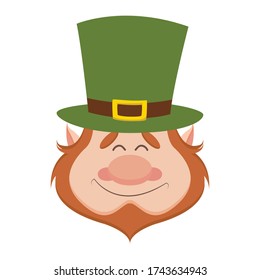 Isolated ireland elf image. Saint patricks day - Vector