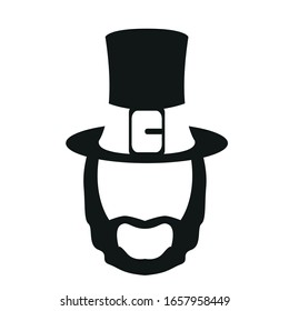 Isolated irish man. Saint patricks day - Vector