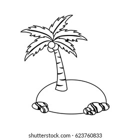 isolated island icon image 