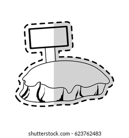 isolated island icon image 