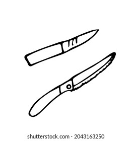 An isolated item on a white background.
Knife.