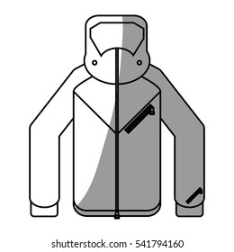 Isolated jacket of winter cloth design
