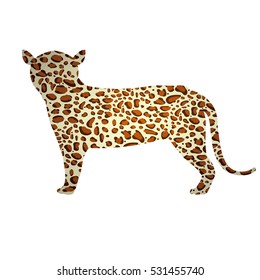 Isolated jaguar design