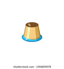 Isolated Jelly Cake Vector Icon, Pictogram