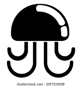Isolated jellyfish icon