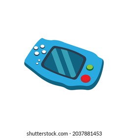 Isolated joystick with buttons and a screen Vector