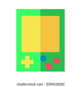 Isolated joystick with buttons and a screen Vector