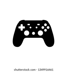 Isolated Joystick Controller Vector Flat Icon