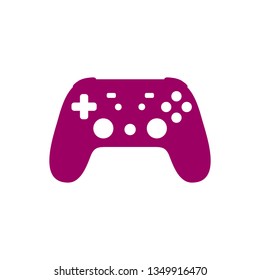 Isolated Joystick Controller Vector Flat Icon