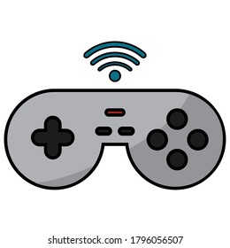 Isolated joystick icon. Technology equipment - Vector illustration