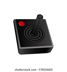Isolated joystick on a white background, Vector illustration