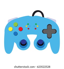 Isolated joystick on a white background, Vector illustration
