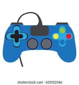 Isolated joystick on a white background, Vector illustration